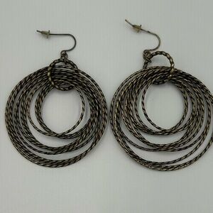 Bronze Multi-Hoop 2 1/2 inch  Earrings